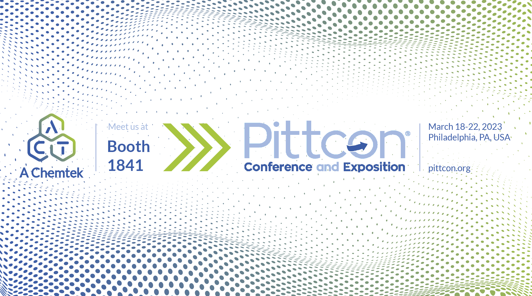 Meet us at Pittcon 2023 in Philadelphia