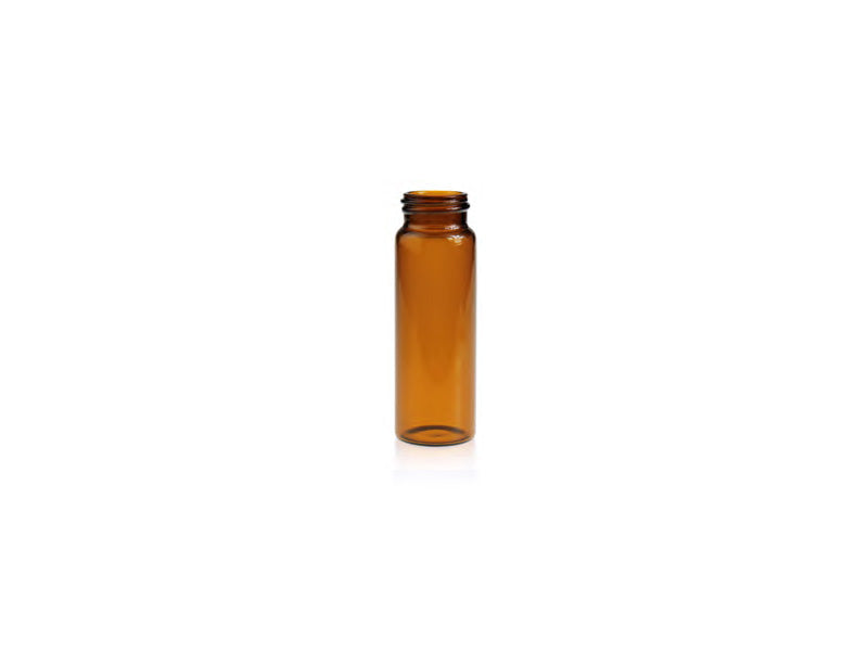ND24; 24-400 30ml Screw thread vial, amber glass, 27.5*72 mm