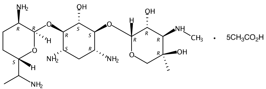 Gentamicin C2 pentaacetate salt (mixture of C2 and C2a)