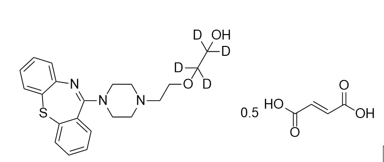 Quetiapine-d4 hemifumarate Solution in Methanol, 100μg/mL