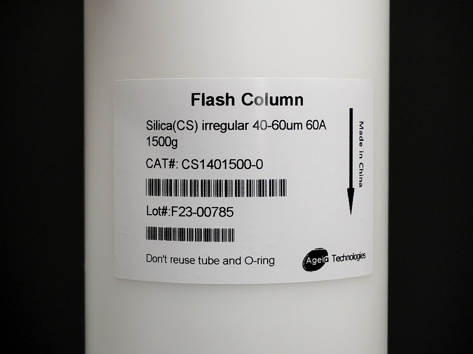 Flash Silica Column, Irregular Silica, 40-60μm, 60Å, 1500g (1/Pk)