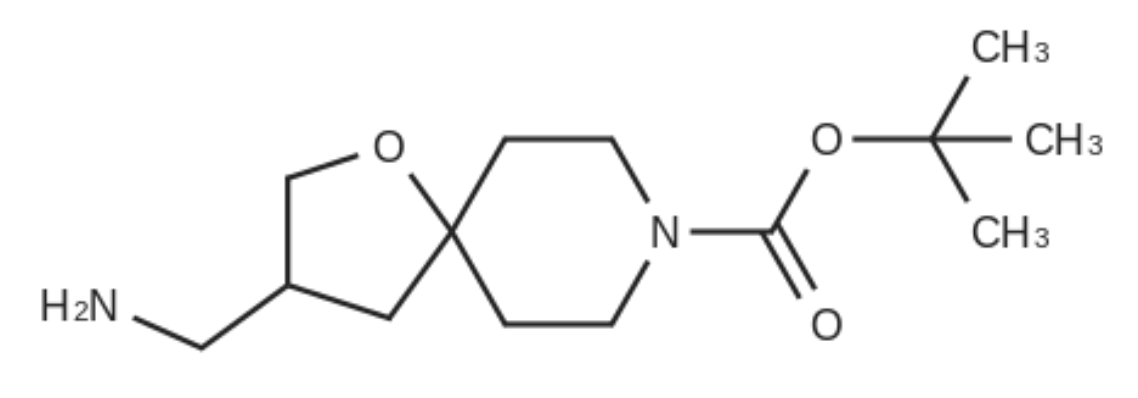 1-Oxa-8-azaspiro[4.5]decane-8-carboxylic acid, 3-(aminomethyl)-, 1,1-dimethylethyl ester