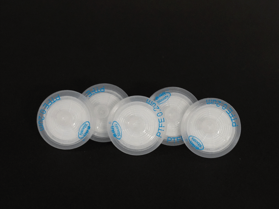 PTFE Syringe Filters, 25mm, 0.2μm, 100/pk