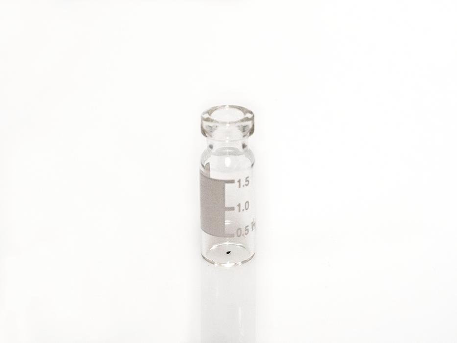 ND11; 11mm Crimp neck vial, clear glass, label and filling lines