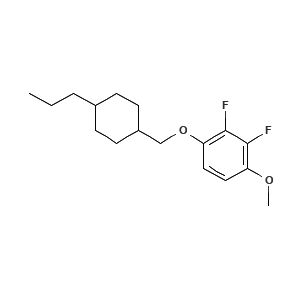2,3-Difluoro-4-[(trans-4-propylcyclohexyl)methoxy]anisole Solution in Methanol, 1000μg/mL