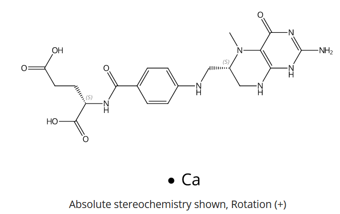 Levomefolic acid calcium salt