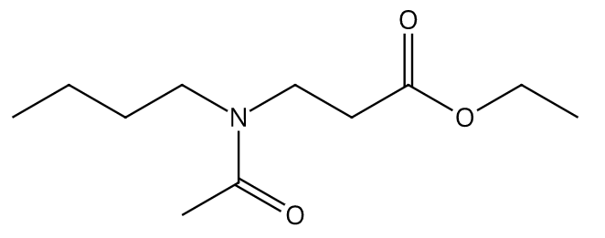 Ethyl butylacetylaminopropionate
