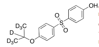 4-Hydroxyphenyl 4-isopropoxyphenyl sulfone-d7