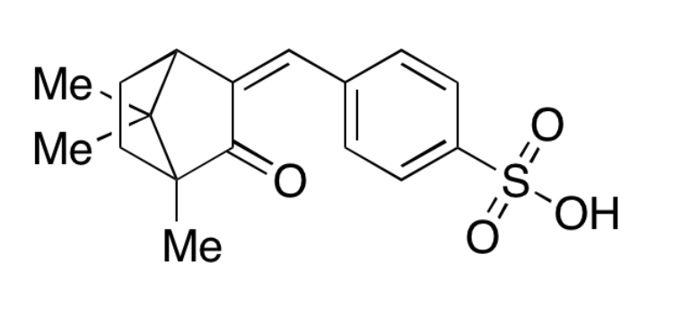 Benzylidene camphor sulfonic acid