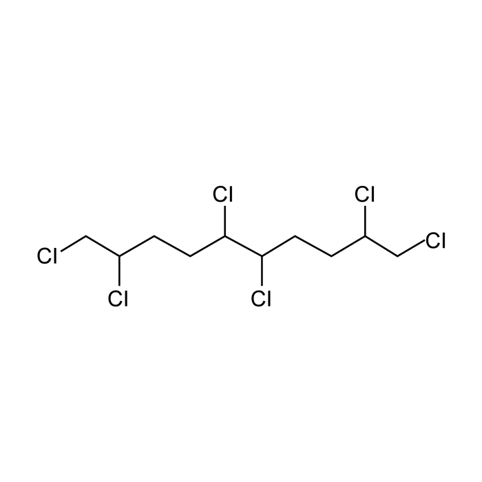 1,2,5,6,9,10-Hexachlorodecane (61.0% Cl) Solution in Hexane, 10μg/mL