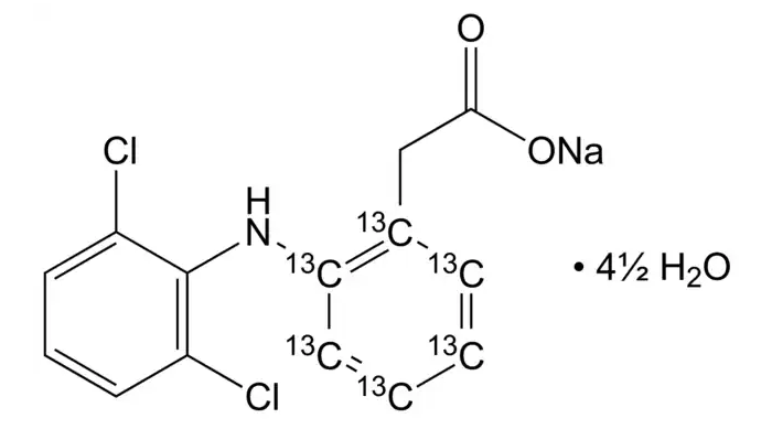 Diclofenac sodium-13C6 hydrate