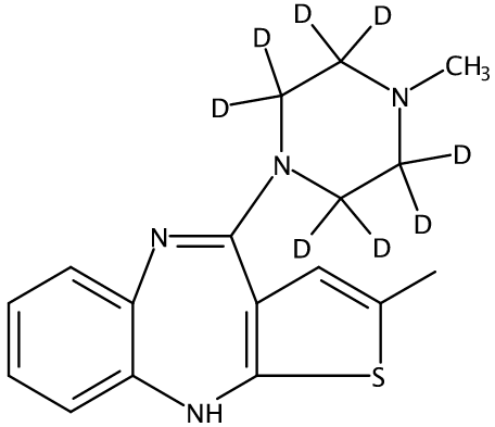 Olanzapine-d8 Solution in Acetonitrile, 100μg/mL