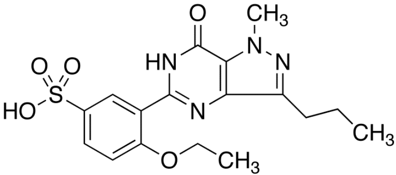 Demethylpiperaziny sildenafil sulfonic acid