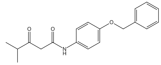 N-4-Benzyloxyphenyl isobutyrylacetamide