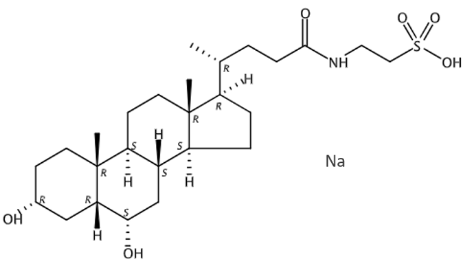 Taurohyodeoxycholic acid sodium salt