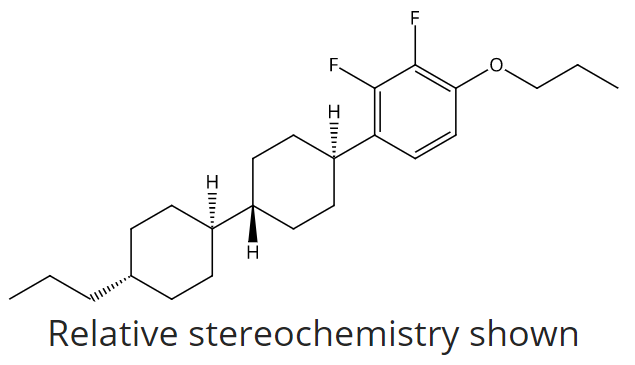 Benzene, 2,3-difluoro-1-propoxy-4-[(trans,trans)-4''-propyl[1,1''-bicyclohexyl]-4-yl]-