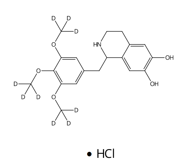 (±)-Trimetoquinol-d9 hydrochloride
