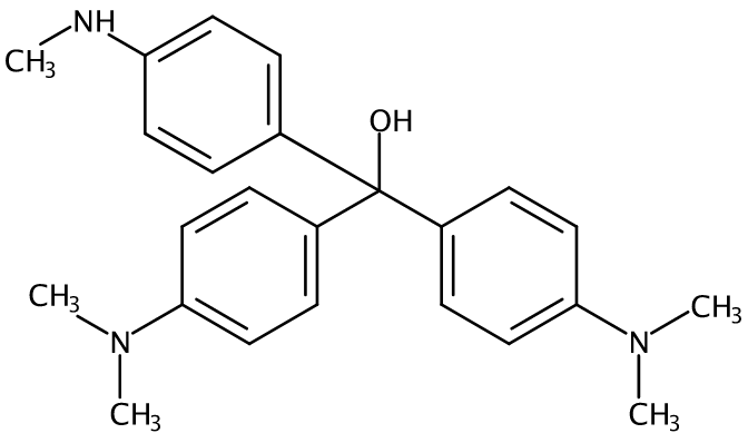 α,α-Bis[4-(dimethylamino)phenyl]-4-(methylamino)-benzenemethanol