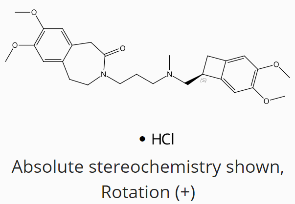 Ivabradine hydrochloride