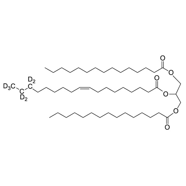 1,3-Dipentadecanoyl-2-(9Z-octadecenoyl)glycerol-d7 Solution in Chloroform, 100μg/mL
