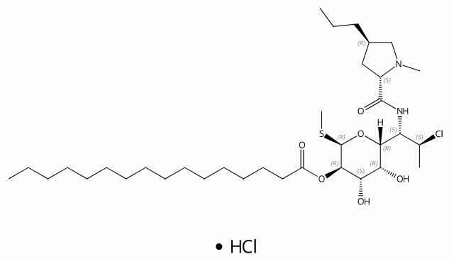 Clindamycin palmitate hydrochloride
