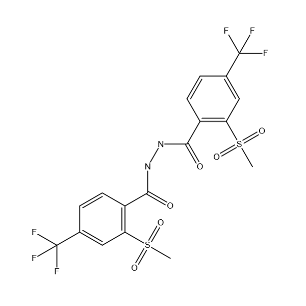 2-(Methylsulfonyl)-N'-(2-(methylsulfonyl)-4-(trifluoromethyl)benzoyl)-4-(trifluoromethyl)benzohydrazide