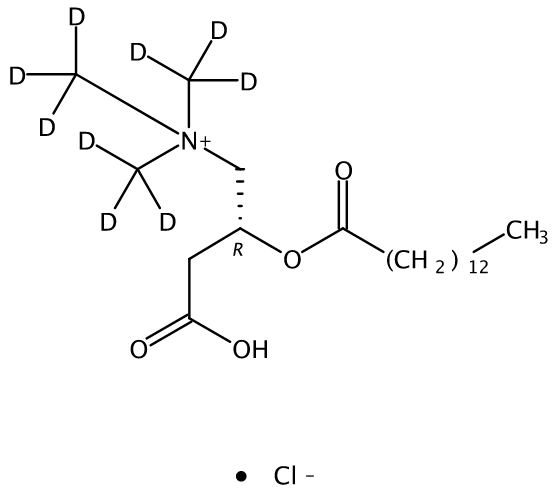 Myristoyl-L-carnitine-d9 chloride