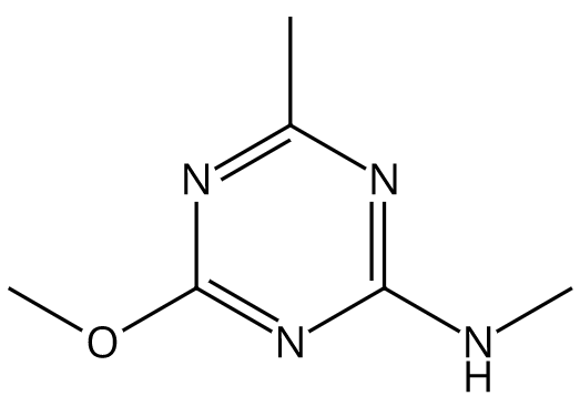 2-Methyl-4-(methylamino)-6-methoxy-1,3,5-triazine