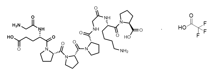L-Glycyl-L-α-glutamyl-L-prolyl-L-prolyl-L-prolylglycyl-L-lysyl-L-proline TFA salt