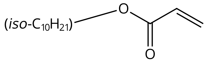 Isodecyl acrylate (mixture of branched chain isomers)