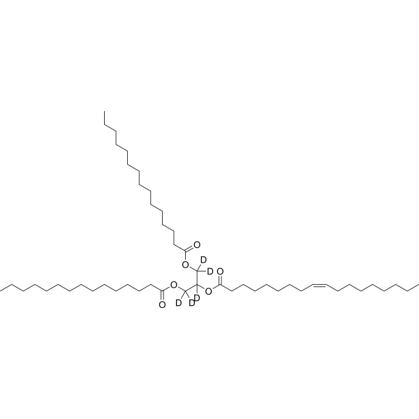 1,3-Dipentadecanoyl-2-(9Z-octadecenoyl)glycerol-d5