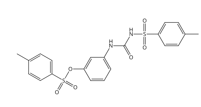 N-(p-Toluolsulfonyl)-N'-(3-p-toluolsulfonyl-oxy-phenyl)urea