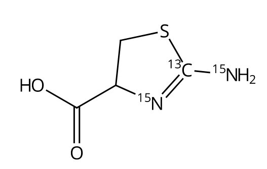 2-Aminothiazoline-4-carboxylic acid-13C1,15N2