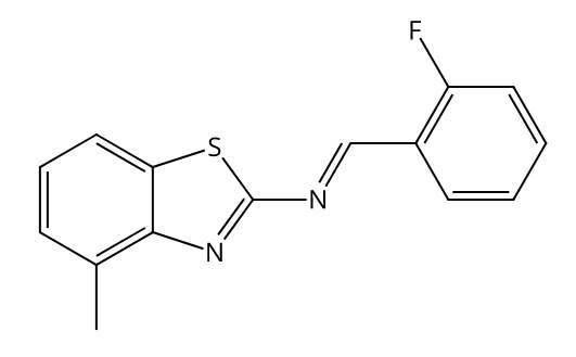 N-[(2-Fluorophenyl)methylene]-4-methyl-2-benzothiazolamine