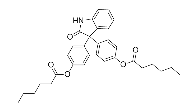 Oxyphenisatin dihexylester