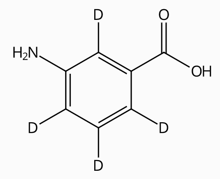 m-Aminobenzoic acid-d4