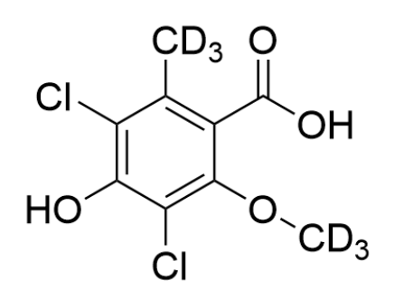 Dichloroisoeverninic acid-d6