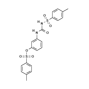 N-(p-Toluolsulfonyl)-N′-(3-p-toluolsulfonyl-oxy-phenyl)urea Solution in Acetonitrile, 100μg/mL