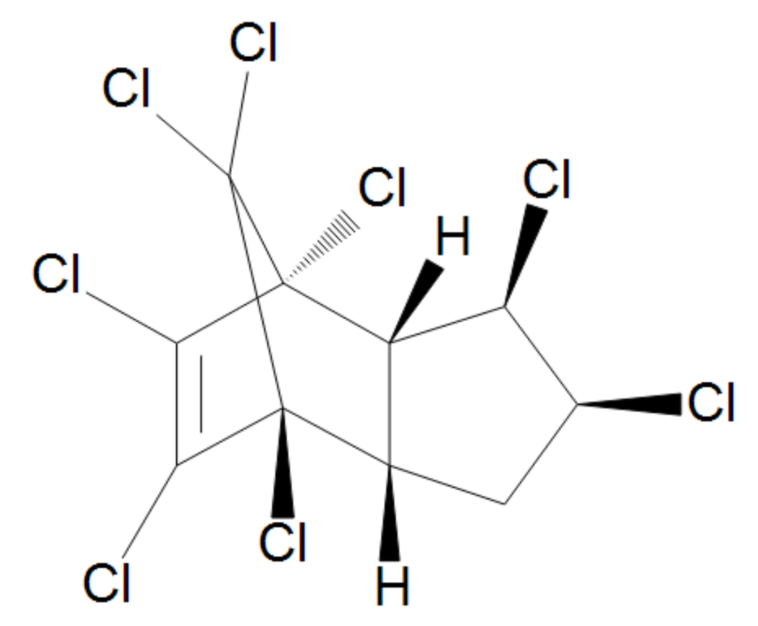 Chlordane cis-Chlordane (α) Solution in Acetone, 1000μg/mL | 5103-71-9 | A Chemtek