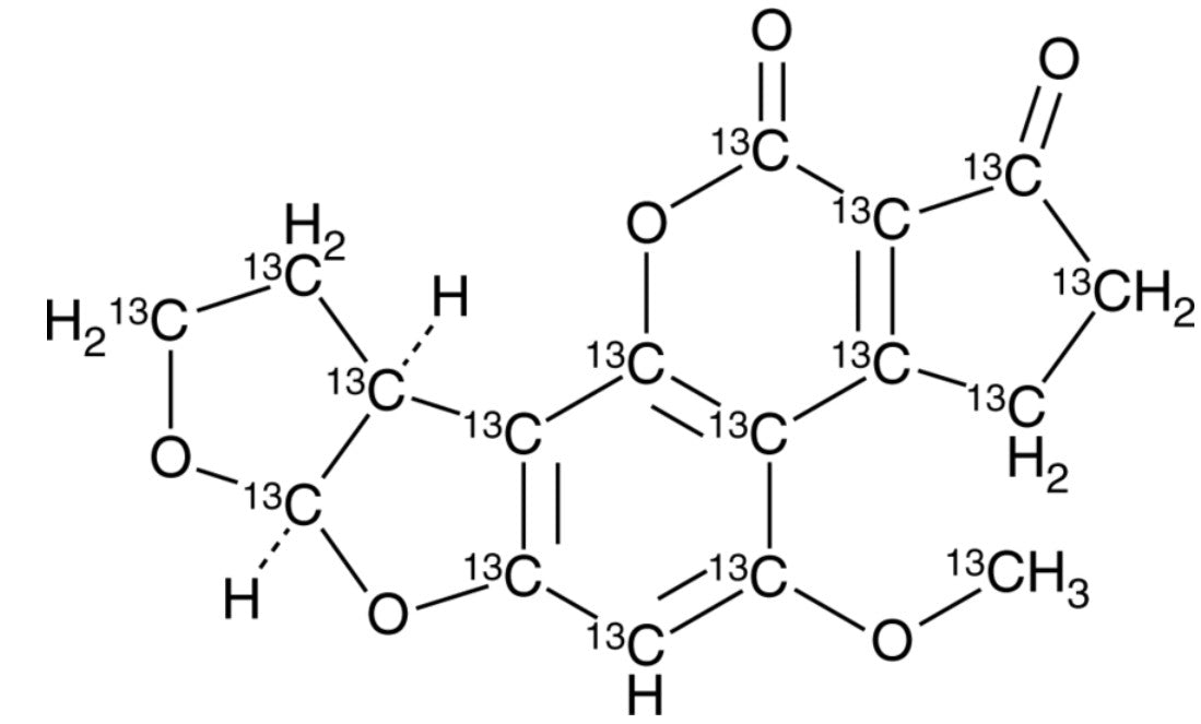 Aflatoxin B2-13C17 Solution in Acetonitrile, 0.5μg/mL