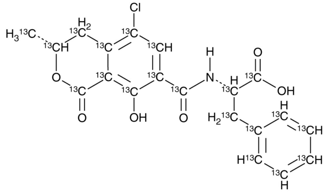 Ochratoxin A-13C20 Solution in Acetonitrile, 10μg/mL