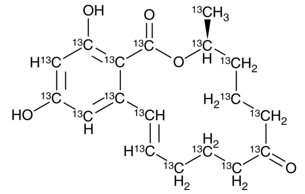 Zearalenone-13C18 Solution in Acetonitrile, 25μg/mL