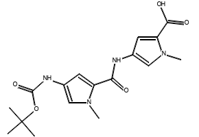 4-[4-(4-tert-Butoxycarbonylamino)-1-methyl-1H-pyrrole-2-carboxamido]-1-methyl-1H-pyrrole-2-carboxylic acid