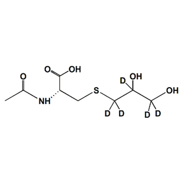 (2R)-2-acetamido-3-((2,3-dihydroxypropyl)thio)propanoic acid-D5