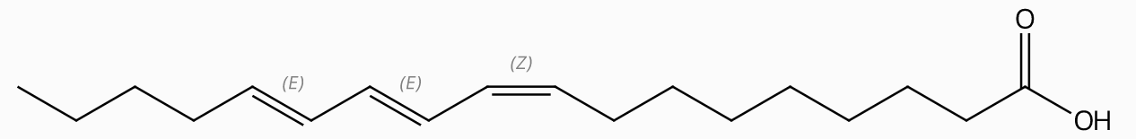 (9Z,11E,13E)-Octadecatrienoic acid