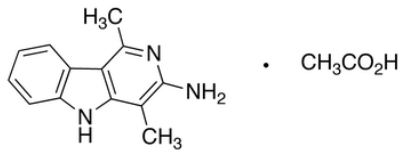 1,4-Dimethyl-9H-pyrido[4,3-b]indol-3-amine acetate