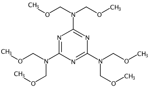2,4,6-Tris[bis(methoxymethyl)amino]-1,3,5-triazine