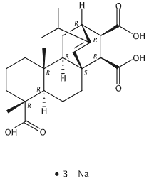 (4α,8α,12α,13R,14R)-16-(1-Methylethyl)-17,19-dinoratis-15-ene-4,13,14-tricarboxylic acid sodium salt