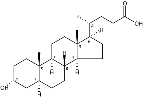(3α,5α)-3-Hydroxycholan-24-oic acid