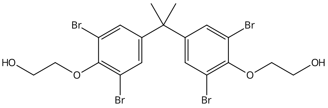 2,2-Bis[4-(2-hydroxyethoxy)-3,5-dibromophenyl]propane